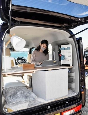 車や駐車場を活用しテレワーク 浜松市で展示会 実証実験も開始 信濃毎日新聞デジタル 車や駐車場を活用しテレワーク 浜松市で展示会 実証実験も開始 信濃毎日新聞デジタル