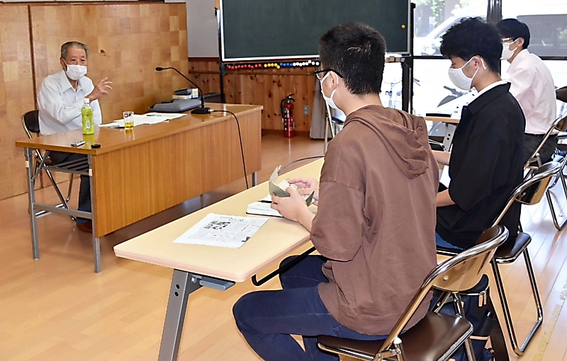 上田の９５歳清水さん　長野大生や高校生に戦争体験語る　「＃あちこちのすずさん」プロジェクト | 信毎web - Vimarsana News