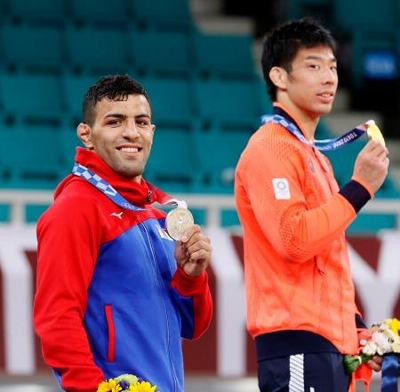 モンゴル代表 永瀬に敗れるも銀 大会棄権迫られ イランから亡命 信濃毎日新聞デジタル 信州 長野県のニュースサイト