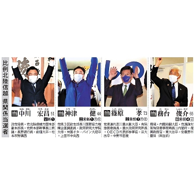 県内比例復活 自民1立民2 比例単独の公明中川氏が初当選|信濃毎日新聞デジタル 信州・長野県のニュースサイト