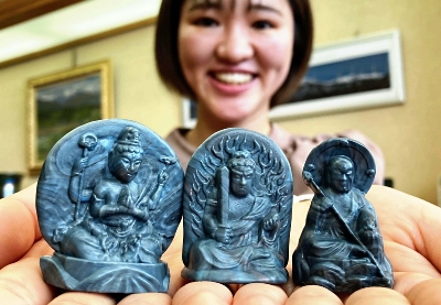 完成!石仏フィギュア 「高遠石工」の魅力発信｜信濃毎日新聞デジタル