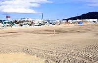 ホテル建設などが計画されている区画整理エリア