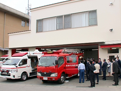 長野市消防局豊野分署が開署 台風19号被災地の豊野地区を管轄｜信濃