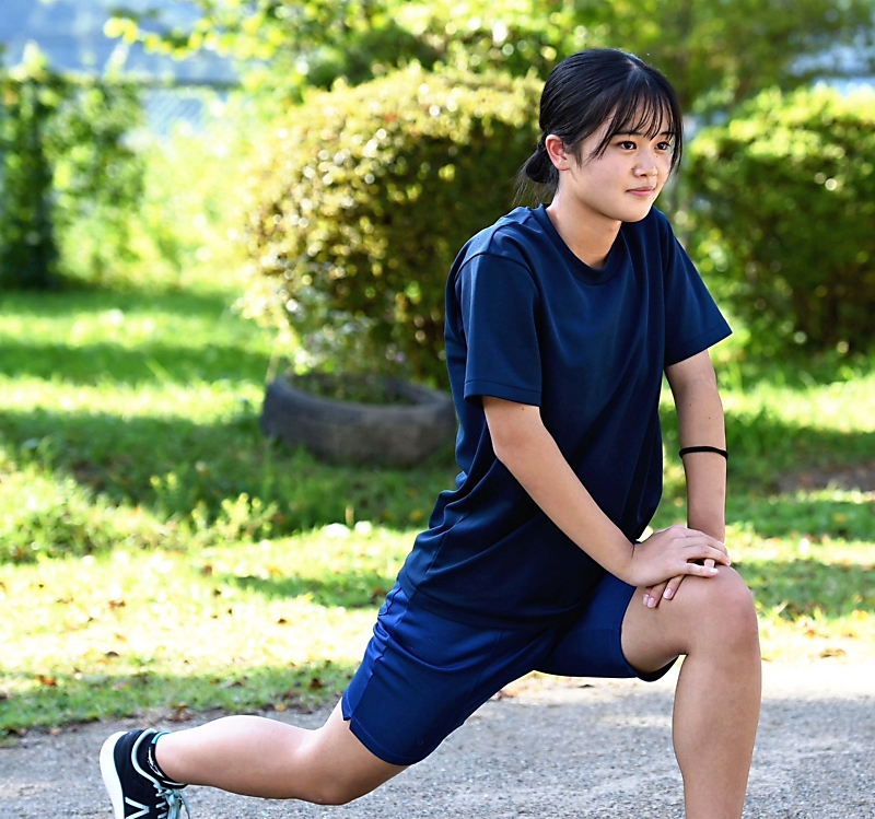 チャンピオンが次の舞台へ 陸上女子100m全中優勝の寺平さんが国体に