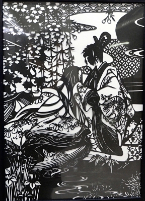 引きこもりの絵画 生きる力ぶつける切り絵 ひきこもり経験 長野市の優さんが作品展｜信濃