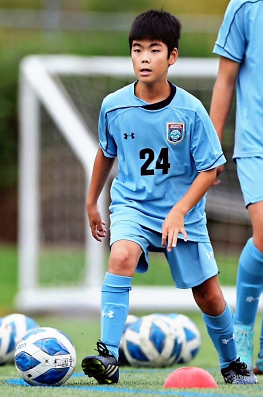 松本国際 サッカー 練習着 Lサイズ 理想のサッカー選手目指して 松本市・松本国際中1年 田上遼真さん