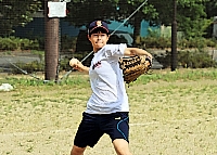 岐阜第一の主力として甲子園で行われた全国高校女子硬式野球選手権で準優勝した上條優奈