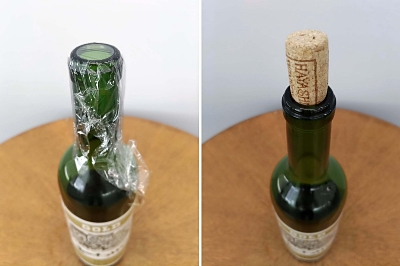 どうする？飲み残したワインの保存方法 「瓶にラップ」or「コルクを 