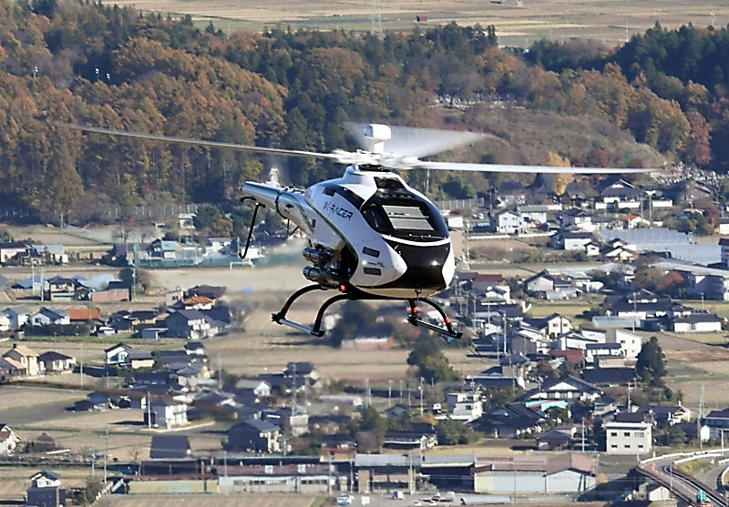 山小屋への荷上げ、重量大幅アップ 最新の無人機、伊那市と川崎重工業