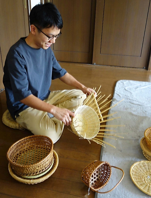 歴史に裏打ちされた形」を次に 須賀川竹細工振興会・百瀬晃平さん