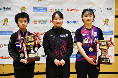 金メダリスト伊藤美誠さん「見応えあって楽しい」 名前冠した卓球大会