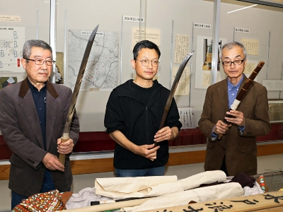 収集家も「ロマン感じる」､武田耕雲斎の刀 「天狗党」行軍中に立ち寄っ