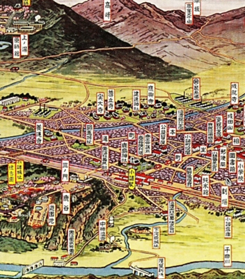 信濃 鉄道史 鳥瞰図 地図 長野県 戦前 信濃 鉄道史 鳥瞰図 地図 長野県 戦前