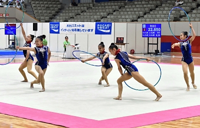 yamuna　 2個セットDVD付　新体操 全国高校総体 新体操女子、伊那西7位 動きに硬さ、入賞に一つ届かず