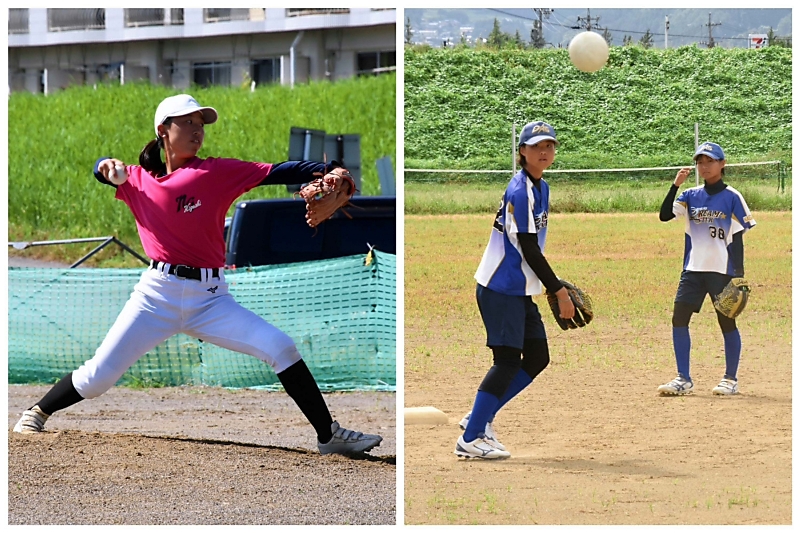 長野市が拠点の女子中学生チーム 軟式野球とソフトボールで全国大会