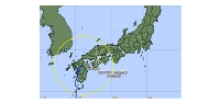 30日５時の台風進路予想図（気象庁ＨＰより）