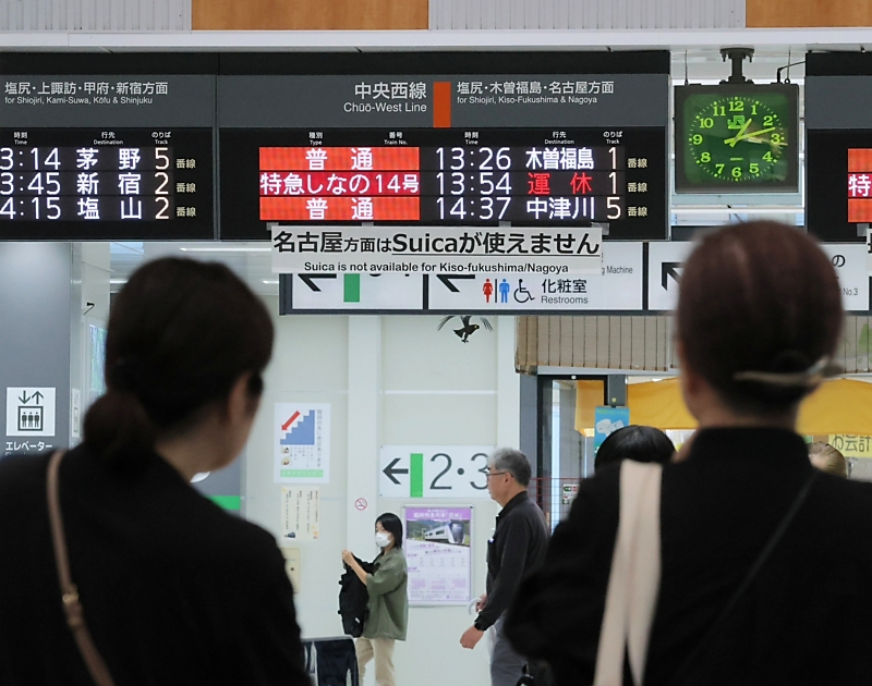 JRの特急しなのは終日運休 長野・松本―名古屋間の上下16本 1日は通常