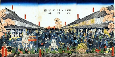 しなの歴史再見〉「横浜絵」活気あふれる幕末描く 規則にとらわれない