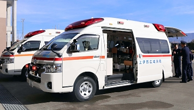 伊那市と箕輪町の消防署 救急車を1台ずつ配備 2台で6200万円｜信濃