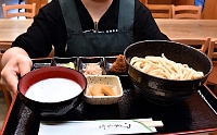 「あいさい」で提供している、おしぼりうどん