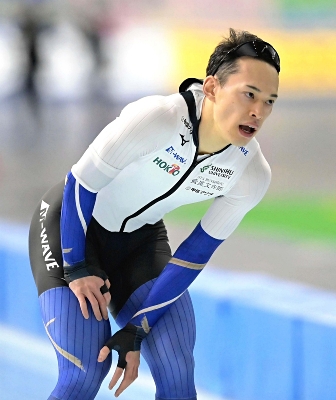 長野冬季五輪スピードスケート会場コンペ資料（貴重資料） 女子3000 佐久市の中込中出身の高橋3位 長野市出身の小島は男子1500で3