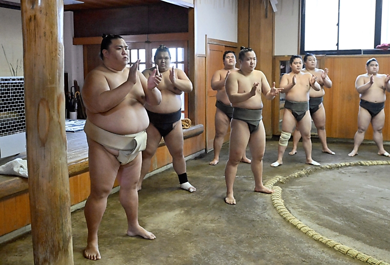 御嶽海が稽古納め 来年の巻き返しへ決意｢1年を通し納得できる相撲を