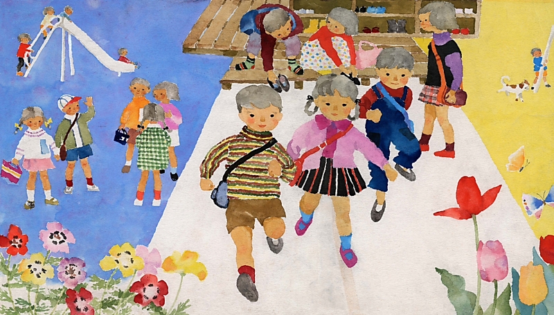 いわさきちひろ作品の原画32点を新たに発見 松川村の美術館