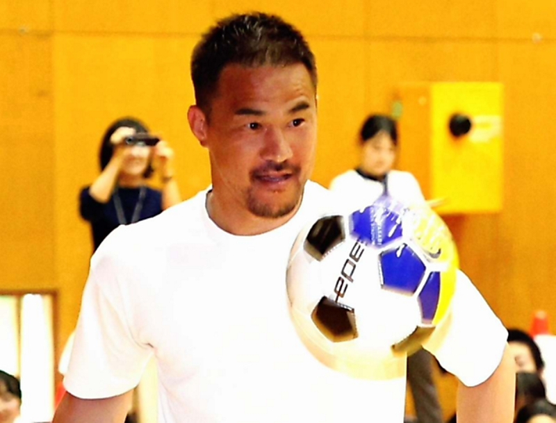 日本代表の監督になりたい」 サッカー岡崎慎司さん､安曇野市の
