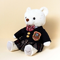 ぬいぐるみに着せる制服のリメーク例