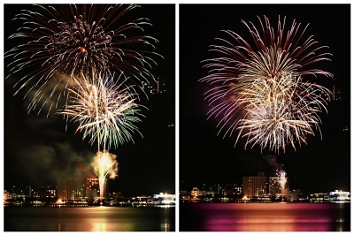夏の夜の諏訪湖を花火が彩る1ヵ月 毎夜の打ち上げ開始、市民や観光客