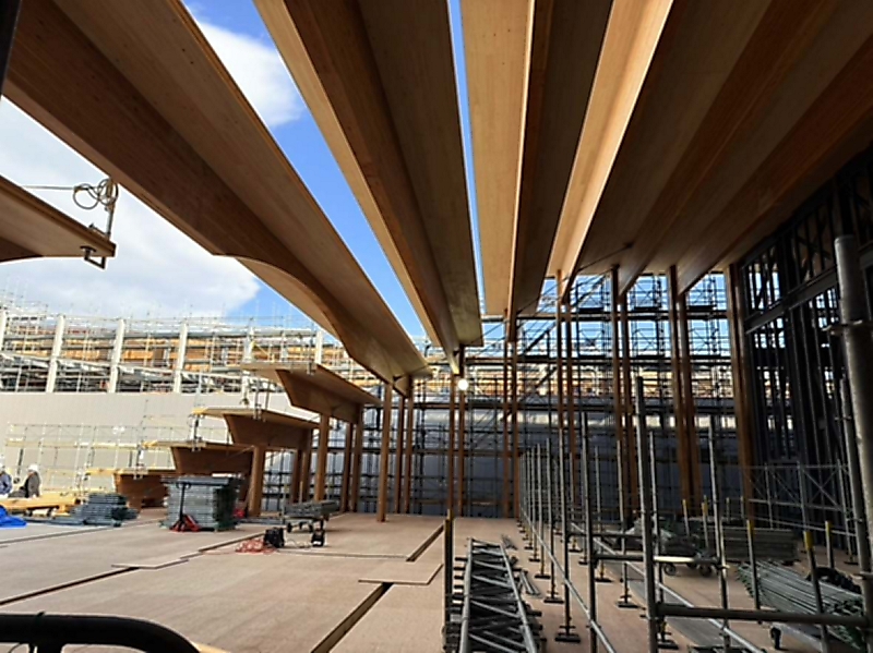 大阪・関西万博で注目 ユニークな外観の「スペイン館」、施工したのは