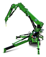 前田製作所が発売したナックルブームクレーンの新機種
