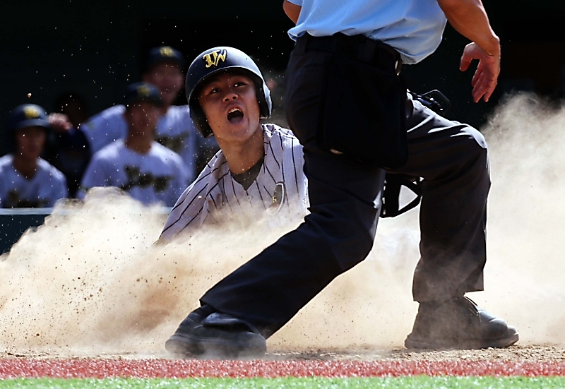 エース不在の上田西、総力で松本国際に勝利 決勝へ【秋の北信越高校