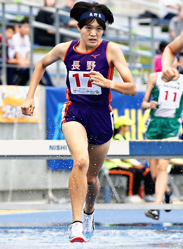 滋賀国スポ第6日】初開催、陸上少年女子A2000メートル障害で長野東高