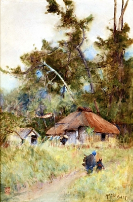 明治期に盛り上がっていった水彩画 丸山晩霞らに大きな影響を与えた