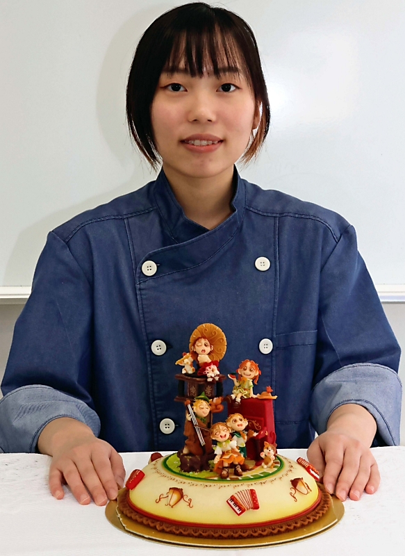 日本最大の洋菓子コンテストで安曇野市の20歳が銀賞 学生部門