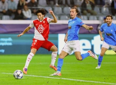 サッカー　モナコ モナコの南野、日本人最多6点目 今大会初ゴール、欧州CL｜信濃毎日