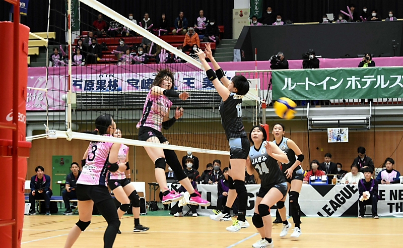 Vリーグ女子・信州ブリリアントアリーズ、16勝全勝で首位キープ 上田市