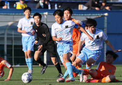 上田西、初戦突破ならず 攻める時間長くも得点なく【全国高校サッカー