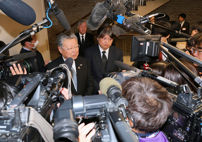 会見｢しません｣ 県石商理事長、長野県の業務改善命令でも変わらぬ姿勢