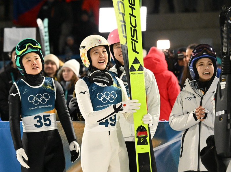 丸山希､日本勢最高の8位 メダル3個目ならず ミラノ五輪スキージャンプ