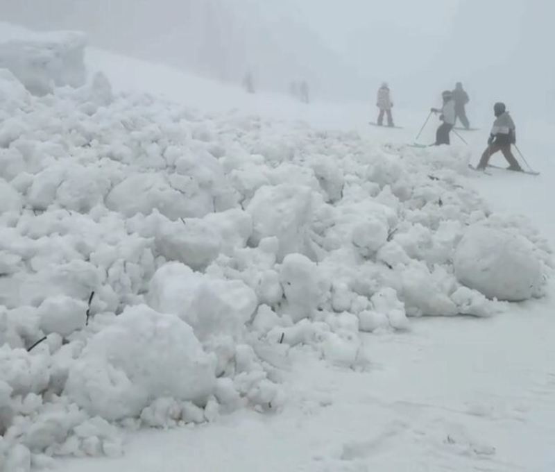スキー場コース内で雪崩、5人巻き込まれ4人けが【動画付き】長野・新潟