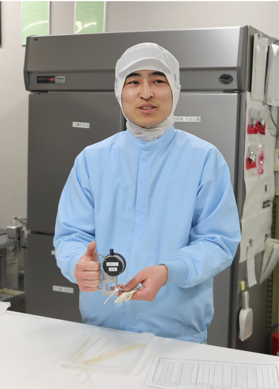 おいしい」の言葉を励みにそばの品質管理 ”最後の門番”を自負する長野