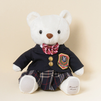 ぬいぐるみに着せた制服のリメーク例