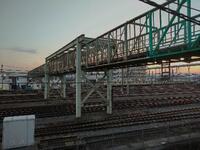 　2023年末で廃止された三鷹跨線人道橋（2020年12月）