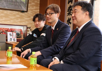 SVリーグ最下位となったVC長野 拠点の南箕輪村で今季の結果を報告
