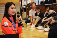 ミラノ・コルティナ冬季五輪での経験を語る丸山選手