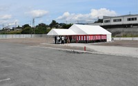 安全祈願祭が行われた東部地区小学校給食センターの建設予定地