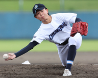 長野工―飯田O長姫　3安打1失点で完投した長姫の右腕川上