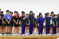 大会に向け意気込みを語る生徒